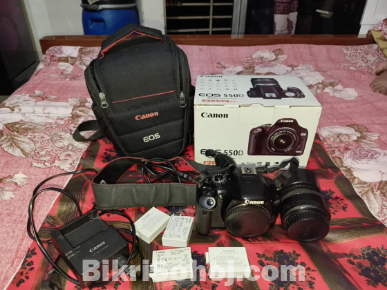 Canon 550d with 50m prime lens